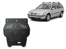 Steel sump guard for VW Bora