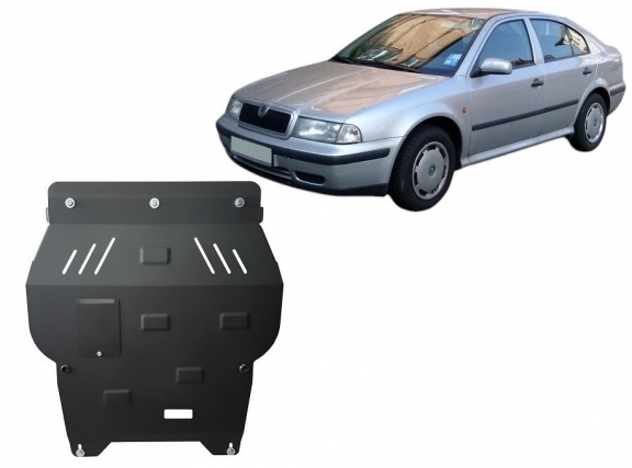 Steel sump guard for Skoda Octavia Tour