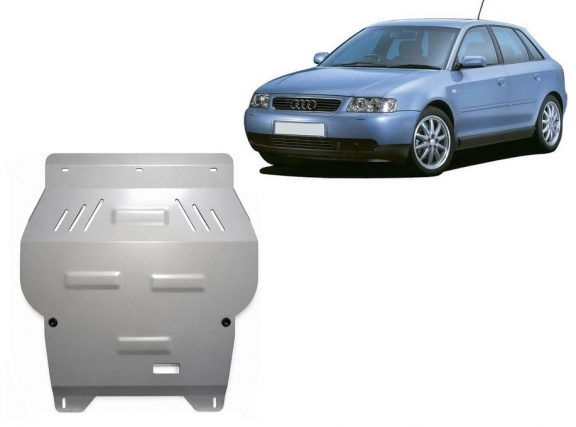 Aluminum sump guard for Audi A3