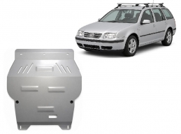 Aluminum sump guard for Volkswagen Bora