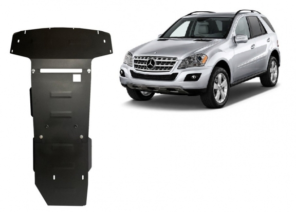 Steel sump guard for Mercedes ML W164