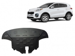 Steel sump guard for Kia Sportage