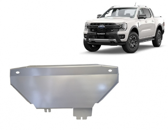 Aluminum radiator guard for Ford Ranger