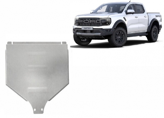 Aluminum gearbox guard for Ford Ranger Raptor