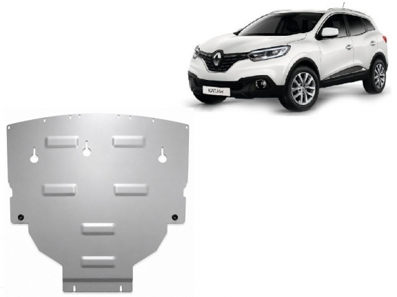 Aluminium  sump guard for Renault Kadjar
