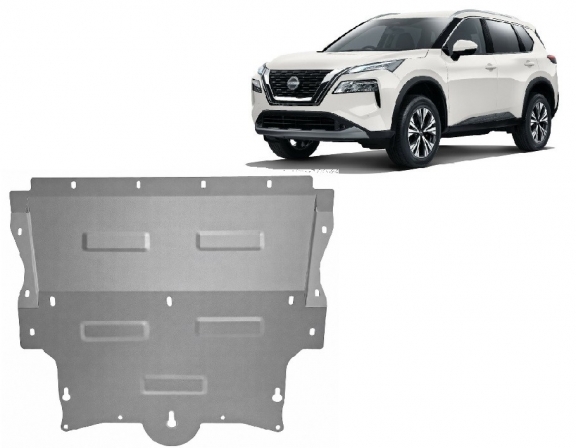 Aluminium  sump guard for Nissan X-Trail T33