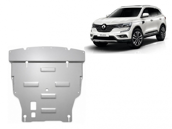Aluminium  sump guard for Renault Koleos