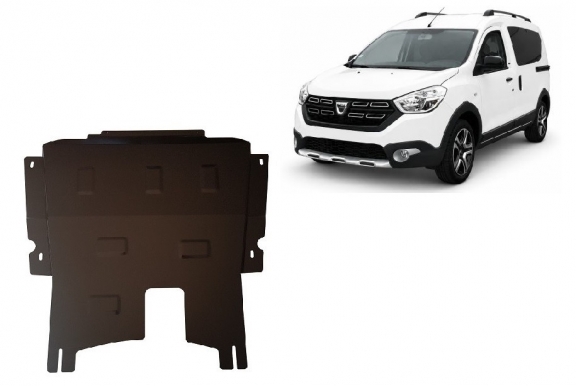 Steel sump guard for Dacia Dokker Stepway
