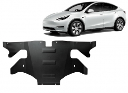 Rear electric motor guard for Tesla Model Y AWD