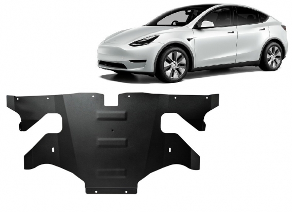 Rear electric motor guard for Tesla Model Y AWD