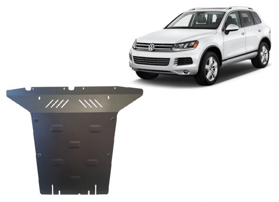 Steel sump guard for VW Touareg 7P