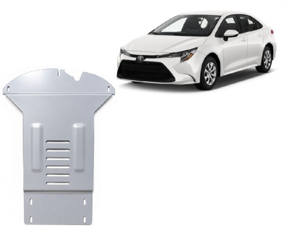 Aluminum catalytic converter guard/cat lock for Toyota Corolla