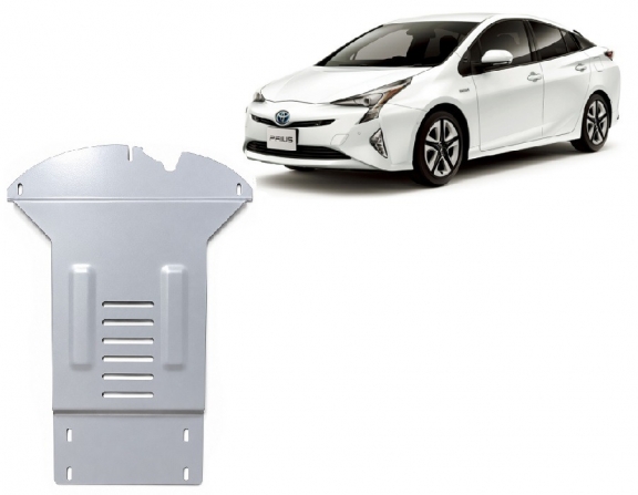 Aluminum catalytic converter guard/cat lock for Toyota Prius