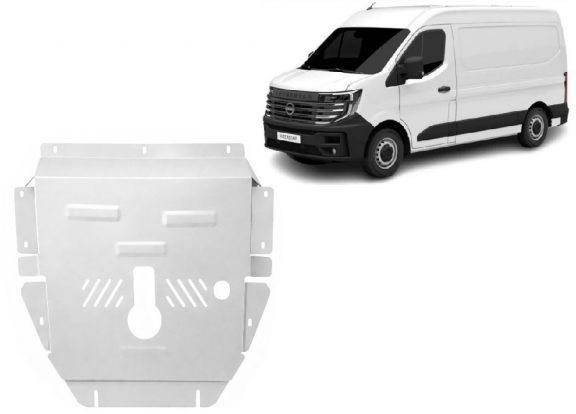 Aluminium  sump guard for Nissan Interstar