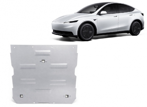 Front electric aluminum motor guard - Tesla model Y