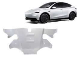Rear electric aluminum motor guard - Tesla Model Y