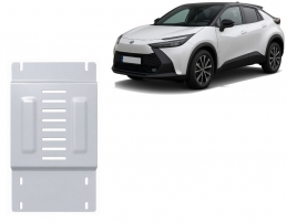 Aluminum catalytic converter guard/cat lock for Toyota C-HR