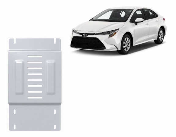 Aluminum catalytic converter guard/cat lock for Toyota Corolla