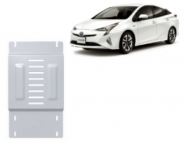 Aluminum catalytic converter guard/cat lock for Toyota Prius