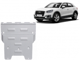 Aluminum sump guard for Audi Q2
