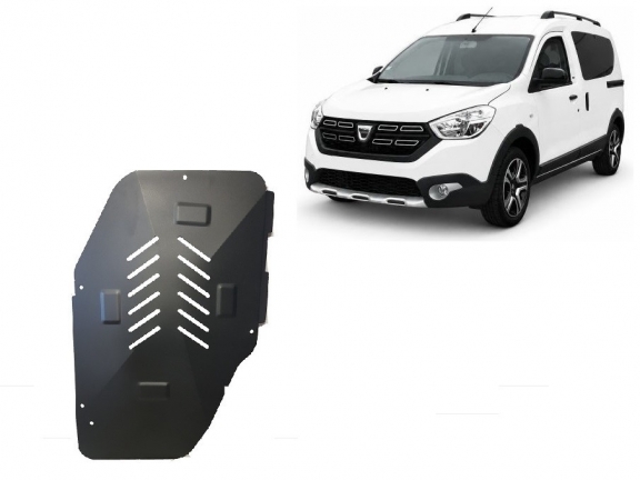 Steel fuel tank guard  for Dacia Dokker Stepway