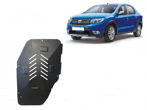 Steel fuel tank guard  for Dacia Logan Stepway