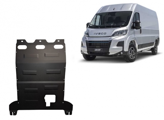Steel sump guard for Iveco eSuperJolly