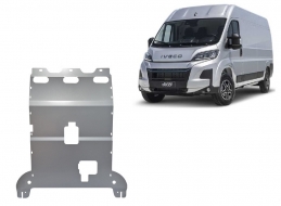 Aluminum sump guard for Iveco eSuperJolly