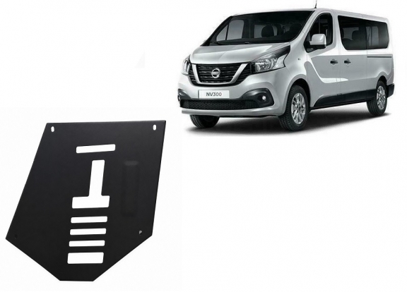 Steel catalytic converter guard/cat lock for Nissan NV300
