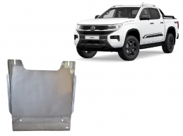 Aluminum transfer case guard for Volkswagen Amarok