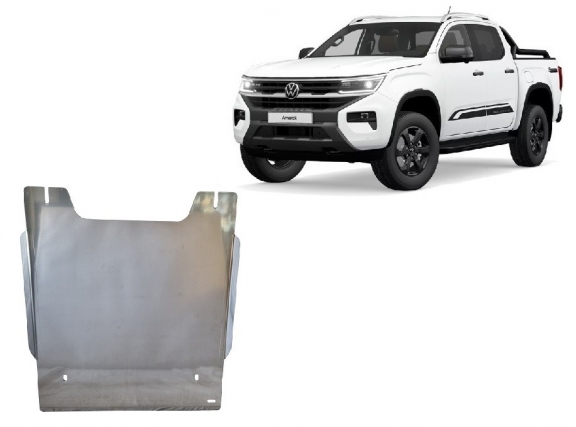 Aluminum transfer case guard for Volkswagen Amarok
