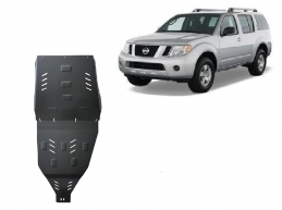 Steel gearbox and differential guard for Nissan Pathfinder