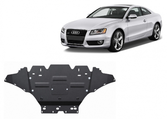 Steel sump guard for Audi A5, diesel