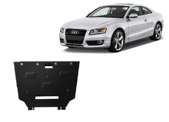 Steel gearbox guard for Audi A5