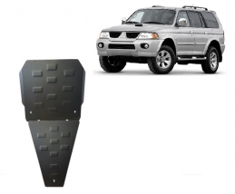 Steel gearbox and differential guard for Mitsubishi Shogun Sport 1