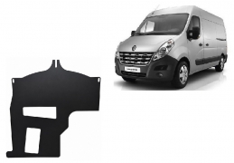 Steel catalytic converter guard/cat lock for Renault Master