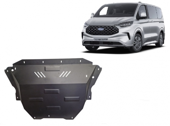 Steel sump guard for Ford Tourneo Custom PHEV