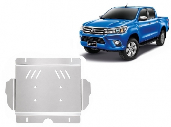 Aluminum sump guard for Toyota Hilux Revo