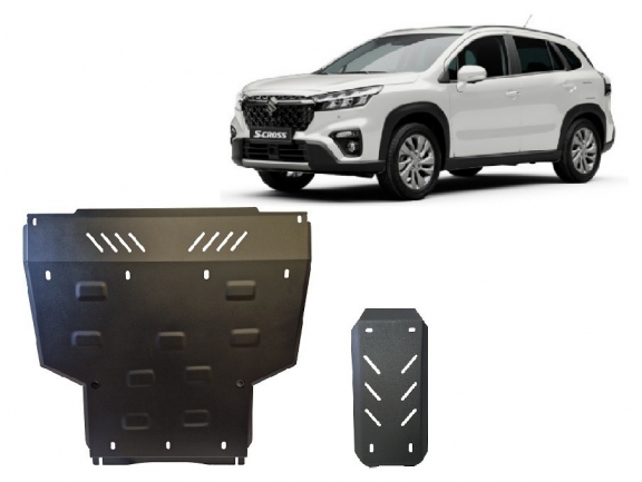 Steel sump guard for Suzuki S-Cross - promotional package