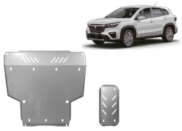 Aluminium sump guard for Suzuki S-Cross - promotional package