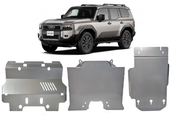 Aluminium sump guard for Toyota Land Cruiser - promotional package