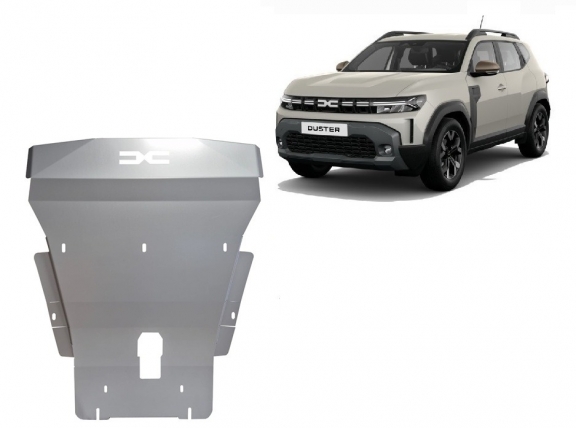 Aluminum sump guard for Dacia Duster- 4x2