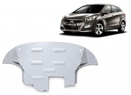 Aluminum sump guard for Hyundai i30