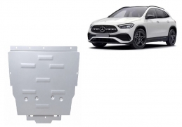 Aluminum sump guard for Mercedes GLA