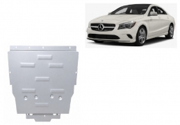 Aluminum sump guard for Mercedes CLA
