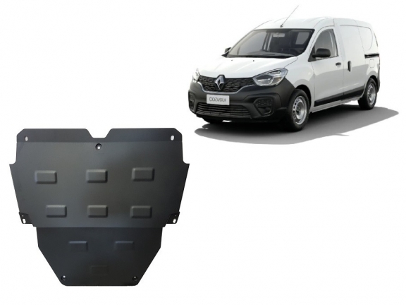 Steel sump guard for Renault Kangoo