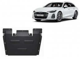 Steel gearbox guard for Audi A6 A6