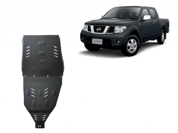 Steel gearbox  guard for Nissan Navara D40