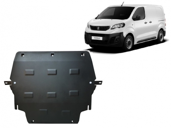 Steel sump guard for Peugeot Expert