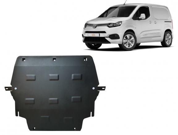 Steel sump guard for Toyota Proace